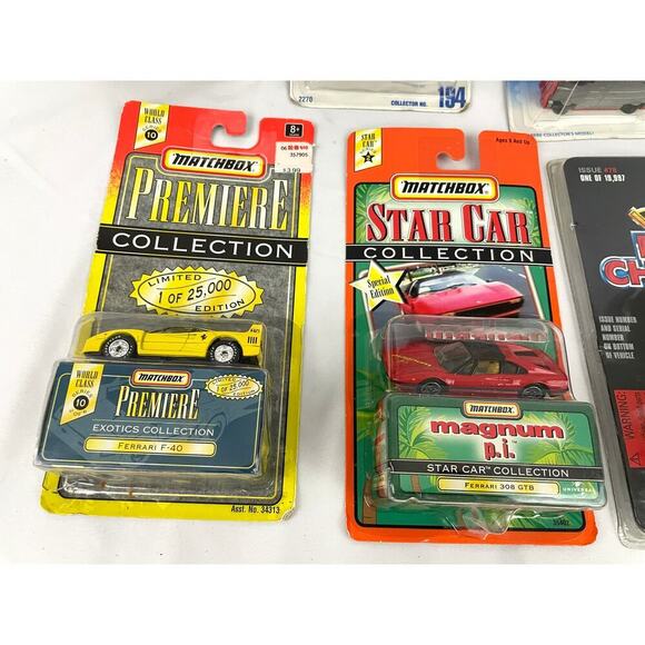 Lot of 7 Matchbox Hot Wheels Diecast Cars Ferrari Gift 1990s Camaro Blimp Racing - Picture 2 of 10